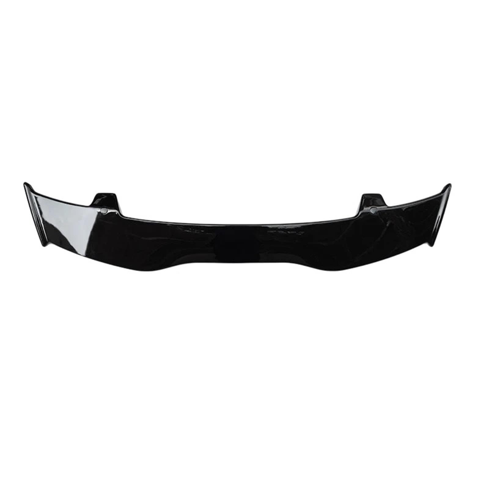 Czarny Spoiler kompatybilny z Hyundai Veloster tylne skrzydło bagażnika 2011 do 2020 typ F powierzchnia węglowa materiał ABS tylny Spoiler dachowy(Gloss black)