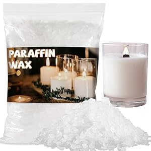 CARGEN Paraffin Wax for Candle-Making – 430G White Paraffin Wax Beads,Paraffin Wax Bulk,Paraffin Wax Candle,Paraffin Candles,Paraffin Wax Pellets for DIY Craft,Candle Making,Waterproofing, Furniture