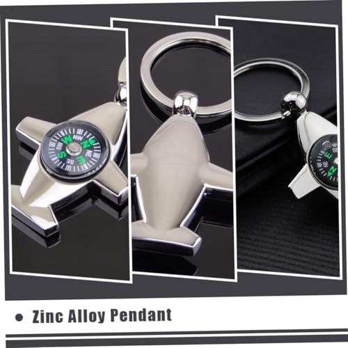 Set 3 Brújulas Mini de Aleación de Zinc para Camping miniatura 4
