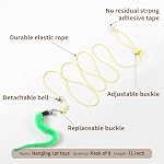 Interactive Cat Toys, 8 Assorted Teaser Refills, 3 Indoor Cat Hanging Toy and 1 Interactive Wand Suitable for Indoor Cats - Image 6