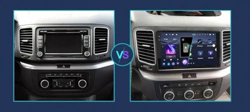 Pantalla Carplay para VW Sharan 2012-2018 con Android Auto y 4G 2