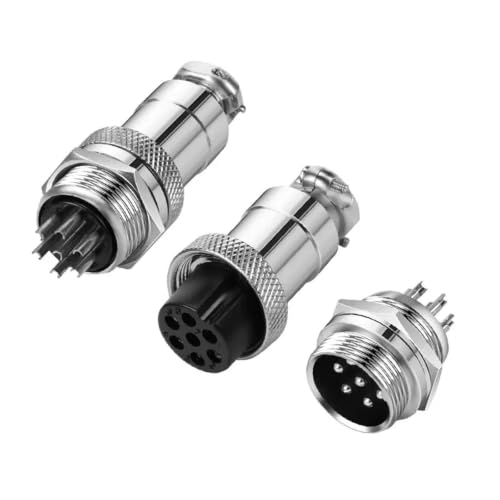 Connecteur d'aviation GX12 mâle réparer câble de sonde 5 broches