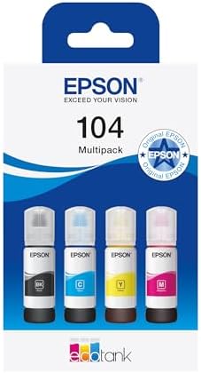 Epson 104 EcoTank Tintenflaschen 4 Farben Multipack