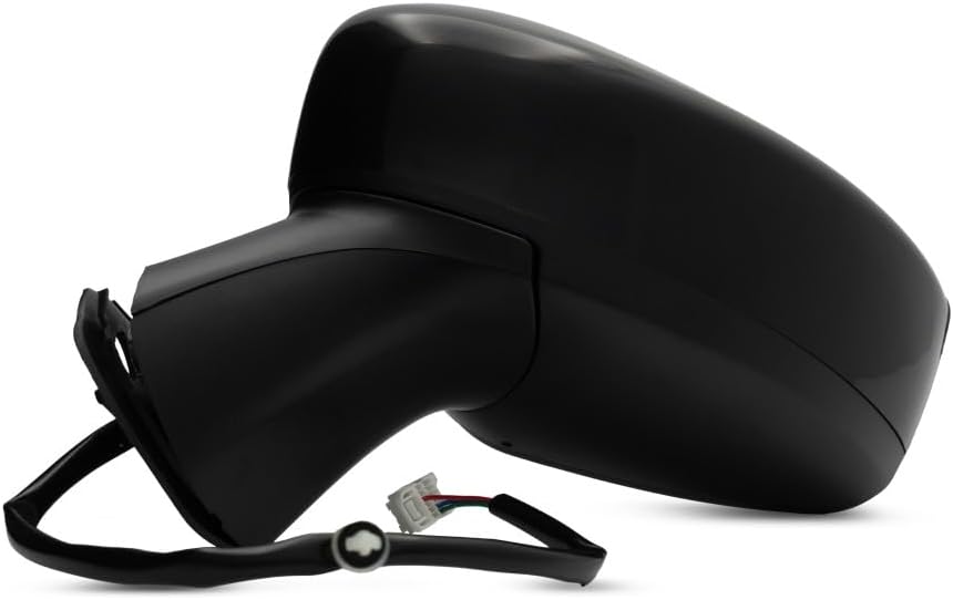 For Nissan Versa Note Door Mirror 2015 2016 2017 2018 2019 Driver Side | Power | Prime Black | Replacement For NI1320264 | 96302-9MB0A