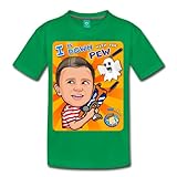 FUNnel Vision - Down With The Pew T-Shirt kelly green Youth M