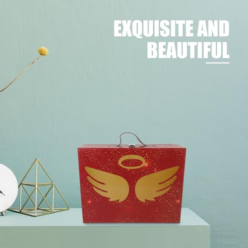 Décoration de table rouge portable INOOMP en valise à remplir - 5