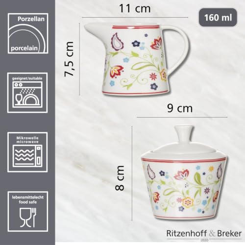 Foto von Ritzenhoff & Breker Milchkännchen + Zuckerdosen-Set Shanti | 2-teilig