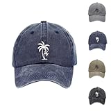 My+Orders Placed Recently by Me,Baseball Cap Men Women Fashion Spring Summer Palm Tree Embroidered Caps Unisex Classic Vintage Washed Adjustable Golf Dad Hat,Spring Outfits for Women 2025 Deals Navy