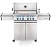 Napoleon PRO500RSIBPSS-3 Prestige PRO 500 BBQ Propane Gas Grill, sq.in. + Infrared Side and Rear Burners, Stainless Steel Napoleon PRO500RSIBPSS-3 Prestige PRO 500 BBQ Propane Gas Grill, sq.in. + Infrared Side and Rear Burners, Stainless Steel