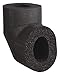 4-1/2" x 1-27/64" Elastomeric Elbow Pipe Fitting Insulation, 3/4" Wall