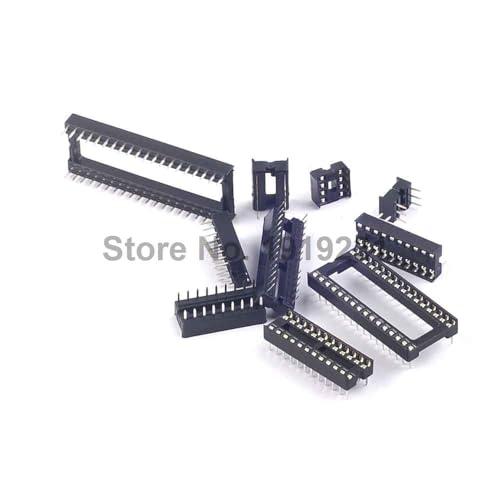 Wiring Connecting Terminals - 50pcs Assorted DIP IC Sockets 6, 8,14,16,18,20,24,28,32,40 Pin