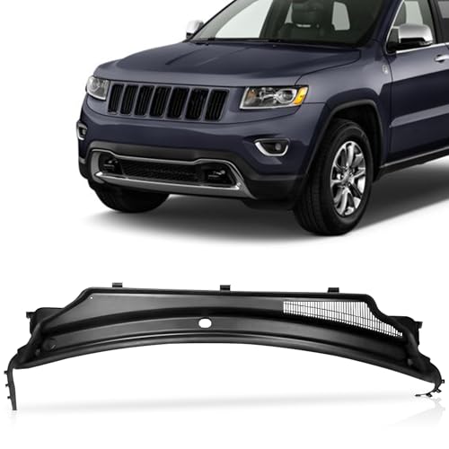 PartsFlow Windshield Wiper Cowl Front Upper Cowl Panel Replace Compatible With 2011-2015 Jeep Grand Cherokee Insert Panel Grille Top Deflector 55079197AH
