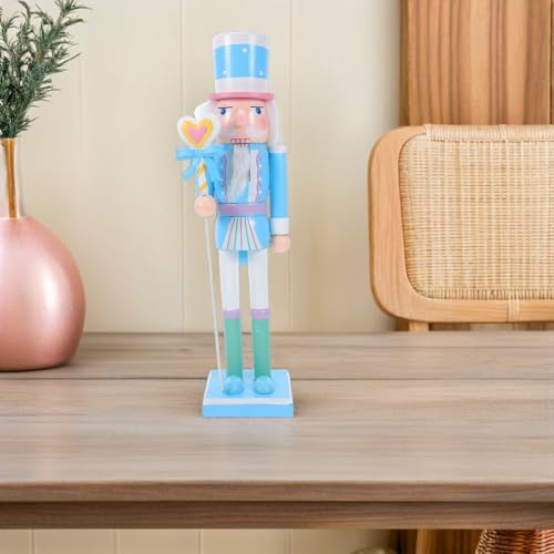 Casse-Noisette en Bois Uonlytech - Statuette de Table pour Décoration de Noël - 8