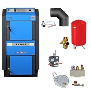 Atmos HV-GSE-22 Festbrennstoff-Heizung Komplettset 23 kW