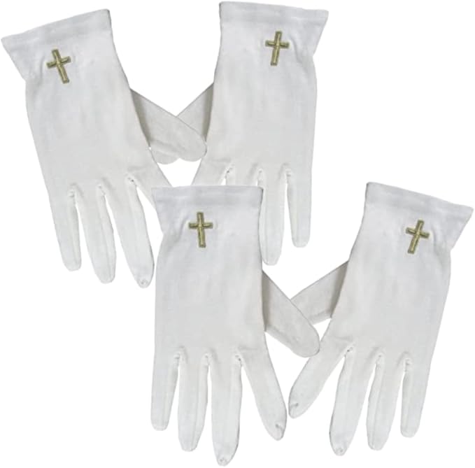 Swanson Christian Products White Cotton Gloves White