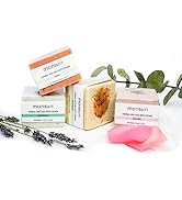 Natural Bath Bombs Gift Set: Lavender, Eucalyptus, Rose &amp; Lemongrass Epsom Salt Bath Bombs with O...