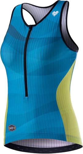 MY KILOMETRE Womens Triathlon Top Tri Singlet Racerback Performance Triathlon