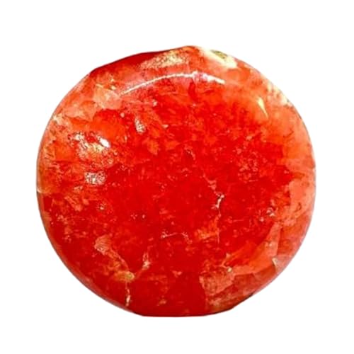 Rhodochrosite naturelle 27mm cabochon plat pour réparer ou monter un pendentif