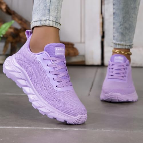 Image of Womens Tennis Shoes Sneakers Walking Running Gym Athletic Slip Resistant Shoes Casual Workout Shoes for Women Lightweight Breathable Comfortable
