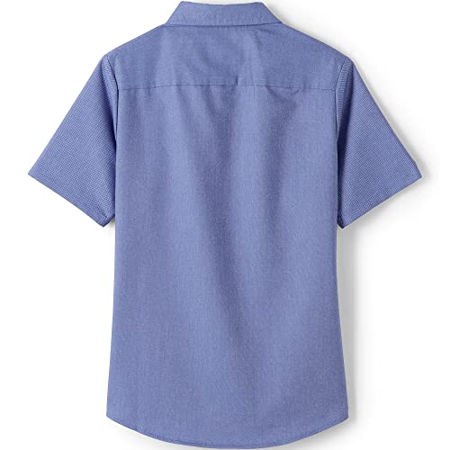 Image of Lands' End School Uniform Girls Short Sleeve Oxford Dress Shirt