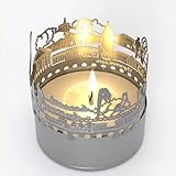 13gramm Kassel Skyline Schattenspiel: Magisches Stadtmotiv als Kerzenprojektor für einzigartiges Wohnambiente und perfektes Souvenir für Kassel-Fans!