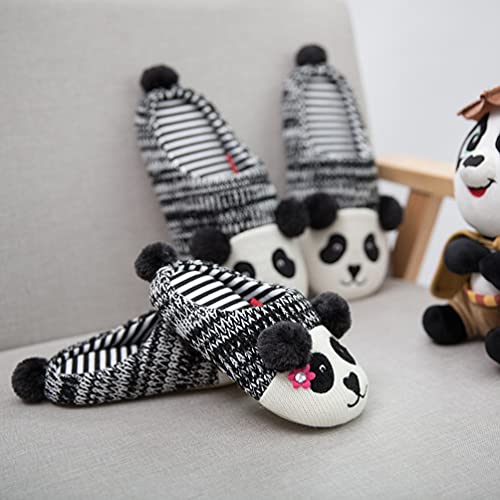 Panda Warmth and Comfort Soft Cotton Sliders for Home Dormitory Kitchen 29cm2