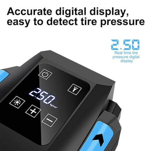 HaiMa 2019 Nuevo Inflador Digital De Neumáticos Dc 12 Voltios Coche Portátil Compresor De Aire Bomba 150 Psi Auto Aire Bomba Para Coche Motocicleta Led Luz - China Pantalla Digital