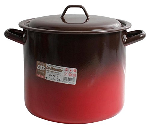 Fuego - Olla Alta con Tapa, 24 cm, 9 L