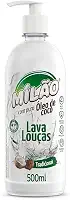 LAVA LOUÇAS LÍQUIDO NATURAL C/PURO ÓLEO DE COCO 500ML MILÃO