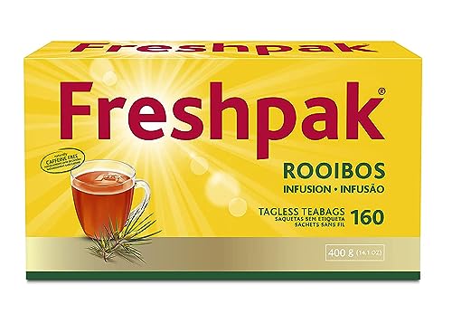 Freshpak Rooibos Tea (40 teabags) - South African Red Bush - South Afria's No. 1 Rooibos brand.