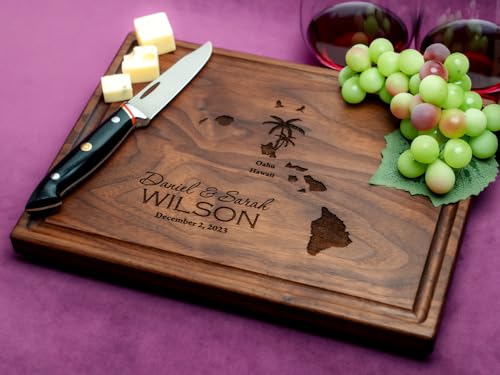 Tabla de cortar rectangular de madera personalizada Straga miniatura 4