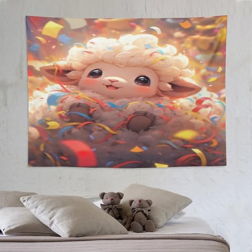 Tapisserie murale 3D PAZZK 150x200cm pour habiller un mur blanc sans peinture ni papier peint