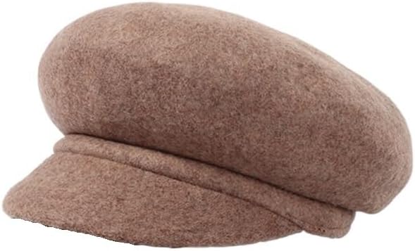 Winter Wool Versatile Artistic Octagonal Hat Women's College Beret