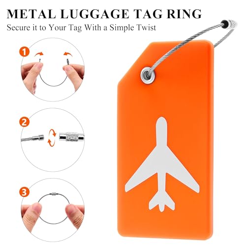 Gostwo Silicone Luggage Tags
