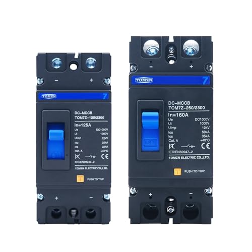 2P DC MCCB 1000V 100A interruptor de proteccion de sobrecarga protector solar fotovoltaico 2