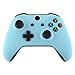 eXtremeRate Front Housing Shell + Side Rails Handles for Xbox One Controller (Model 1708), Heaven Blue Replacement Faceplate Parts with Back Panels for Xbox One X & One S Controller