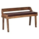 ABMESSUNGEN ✔ Breite: 108 cm // Höhe: 63 cm // Tiefe: 43 cm // Sitzpolsterhöhe: 6 cm // Boden bis Bankunterkante: 38,5 cm // Weitere Abmessungen finden Sie im Maßbild.
