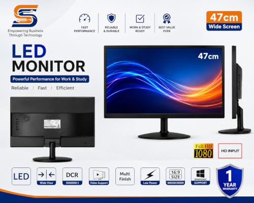 Image of Desktop Computer Full Setup, Core i3 6th Gen, 16GB RAM, 256GB SSD, 18.5 Inch LED Monitor, WiFi Adapter, Keyboard & Mouse, Mouse Pad & Cleaning Kit