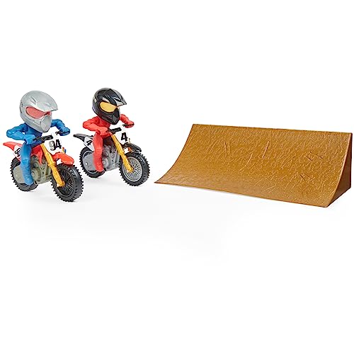 Supercross, Race And Wheelie Competition Set, Includes Ricky Carmichael And Ken Roczen Bikes And Deluxe Ramp, Kids Toys For Boys Aged 3 And Up #TOP5