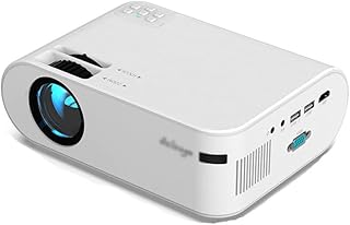 ZGJHFF P62 Mini Projector 4000 Lumens, 1920 * 1080P Supported LED Video Beamer For Mobile Phone Mirroring Android Optional (Color : Argento)