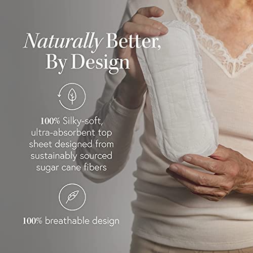 Attn: Grace Light Incontinence Pads For Women (28-Pack) - High Absorbency Sensitive Skin Protection For Bladder Leaks Or Postpartum / Discreet, Breathable, & Plant-Based #TOP4