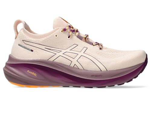 ASICS Gel-Nimbus 26 TR, Sneaker Donna, Bagno Naturale/Rose ROUGUE, 44 EU
