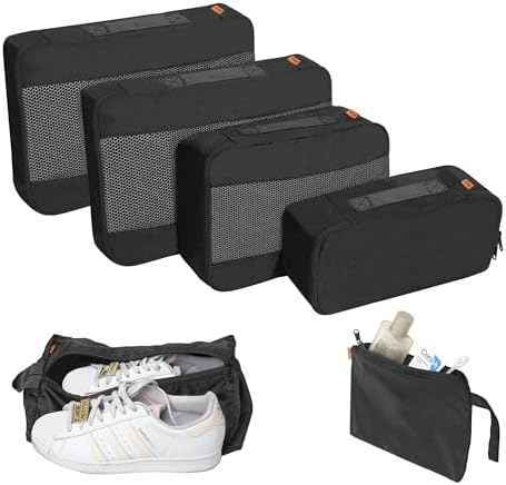 Shoe Dust Bag Portable 2-Pack Mesh Shoe Bags For Travel - Lightweight, Breathable Organizers With Handles For Men & Women Durable Travel Accessories For Shoes