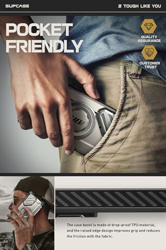 SUPCASE UB Mag XT Case for Samsung Galaxy S24 Ultra (2024 Version), [Metal Camera Cover] Extreme Lens Protection, Slim Rugged Case with Built-in Kickstand (Tigray)