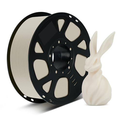 Image of Kingroon PLA Filament 1.75mm, 1kg Spool (2.2lbs), Precision + /- 0.02mm, Cream Color Filament with Less Warping, Fits for Most FDM 3D Printers, Light Apricot
