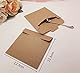 LUMoony 30Pcs CD/DVD-Umschläge aus Kraftpapier Papierhüllen Schutzhüllen Kraftpapier Kraftpapier Disc Hülle für Fotos Geschenkverpackung Weihnacht Party Hochzeit Geburtstag Kraftpapier Sleeves