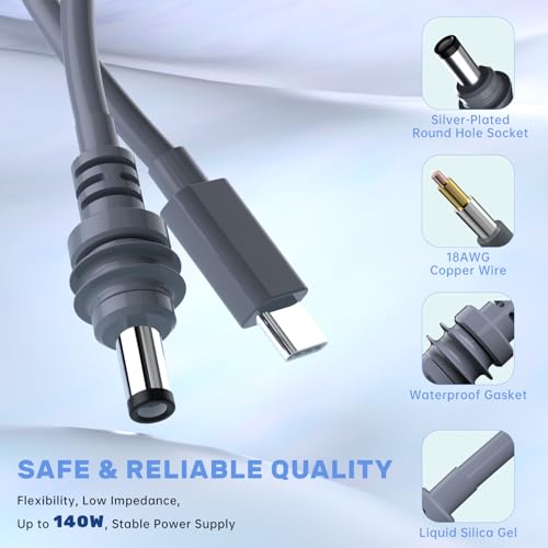 Cable de alimentación CC de 75 pies para Starlink Mini gris impermeable 2