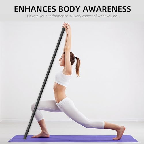 Bâton de yoga en acier durable pour la correction posturale active
