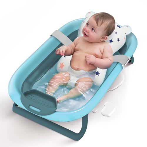 StarAndDaisy Bath Tub for Baby 0-5 Years, Newborn Baby Folding Ba...