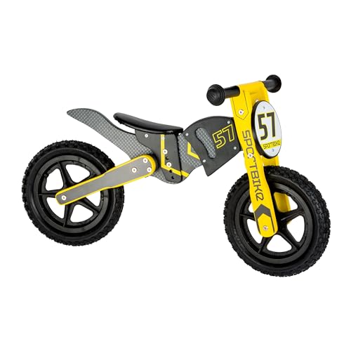 Small Foot draisienne en Bois Style Motocross, réglables en 3